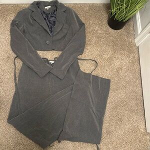 Crop Blazer with matching Dress Pants set